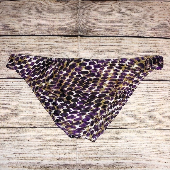 BECCA by Rebecca Virtue On the Prowl Tankini Set Halter Neck Animal Print S/M - Picture 9 of 14